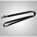 Cordão preto 12x850mm com clips fixo para crachá / identificador de eventos - Ref 936PTO