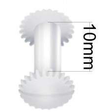 Parafusos de Plástico - C/ diâmetro de 5 mm - Tamanho - 10 mm  (Ref. 928) - Embalagem com 250 unidades Parafusos de Plástico - C/ diâmetro de 5 mm - Tamanho - 10 mm  (Ref. 928) - Embalagem com 250 unidades