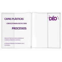 Capas para processos em PVC transparente, cristal ou-em-cores (Ref. CPP)