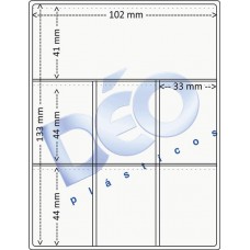 Linha Ortodôntica - Porta periapical com 7 divisões (Ref. 514) - Embalagem com 100 unidades