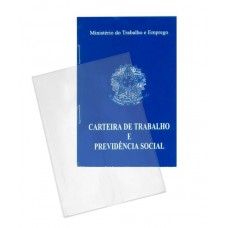 Capas Plásticas P/ carteira profissional / passaporte (antigo) (Ref. 603) - Embalagem com 50 unidades