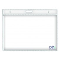 Identificadores - Transparentes s/ acessórios - Horizontal - s/ cordão / clips  (Ref. 116) - Embalagem com 50 unidades