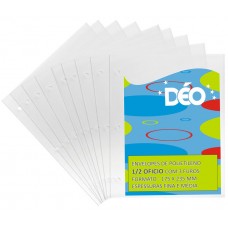 Envelopes de Polietileno 1/2 Ofício - Médio c/ 3 furos (Ref. 201) - Embalagem com 600 unidades