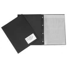 Pasta Catálogo A4 - Capa fina c/ visor, 10 envelopes finos e 4 colchetes (Ref. 429)