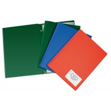 Pasta Catálogo Ofício - Em cores c/ visor, bolsa interna, 10 envelopes médios e 4 colchetes (Ref. 620)
