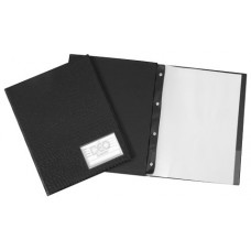 Pasta Catálogo Ofício - Executiva c/ visor e bolsa interna, 50 envelopes grossos e 4 parafusos de metal (Ref. 696)