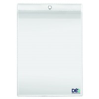 Protetores Transparentes - Em PVC com ilhós para pendurar - C/ tampa e ilhós - 1/2 ofício (Ref. 286) - Embalagem com 50 unidades