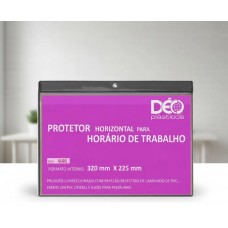 Porta documento expositor em quadro horizontal para horario de trabalho Ref 646PTO