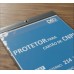 Porta documento expositor em quadro vertical a4 para personalizacao da tarja de 60 mm Ref 655PTO