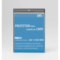 Porta documento expositor em quadro vertical a4 para impresso de CNPJ Ref 647PTO