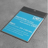 Porta documento expositor em quadro vertical a4 para personalizacao da tarja de 60 mm Ref 655PTO