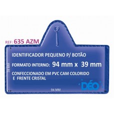 Identificadores p/ Botão - Transparente ou coloridos - Pequeno p/ botão c/ cartão (Ref. 635) - Embalagem com 50 unidades