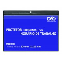 Porta documento expositor em quadro horizontal para horario de trabalho Ref 646PTO