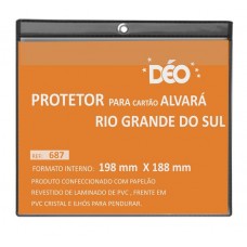 Porta documento expositor em quadro horizontal para alvara rio grande do sul Ref 687PTO